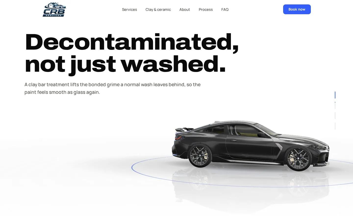 CRB Services website screenshot 2